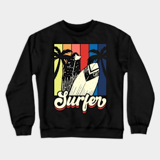 Surfer T Shirt For Women Men Crewneck Sweatshirt